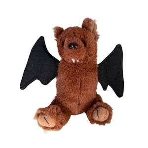 By Purr-fection Mini Brown Bat Plush Stuffed Animal Vintage 1992